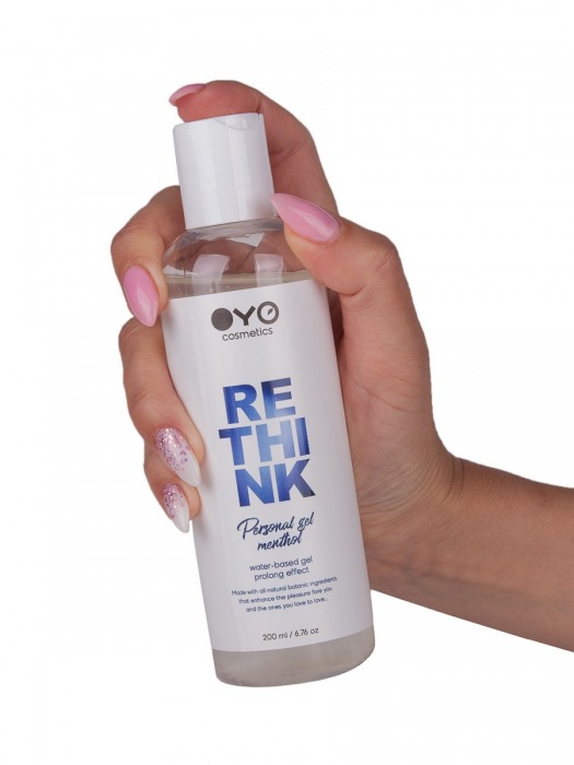 Увлажняющий гель на водной основе OYO Personal Gel Menthol - 200 мл. - OYO - купить с доставкой в Нижнем Новгороде