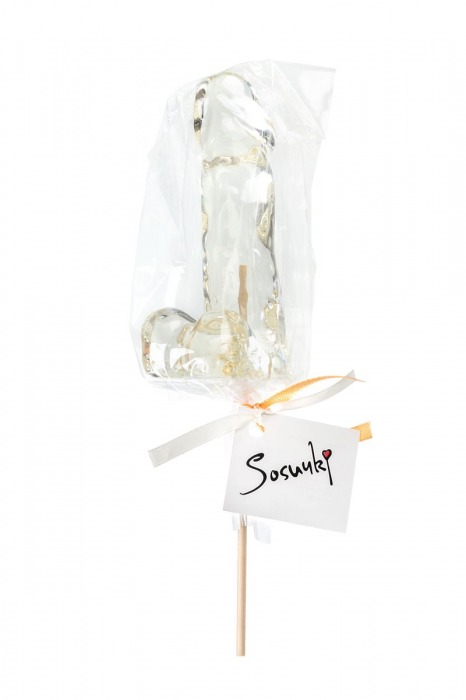Прозрачный леденец в форме пениса со вкусом пина колада - Sosuчki - купить с доставкой в Нижнем Новгороде