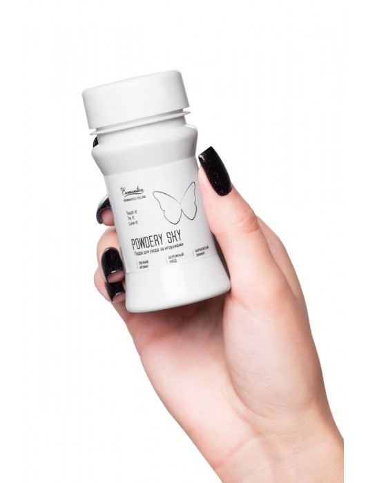 Пудра для ухода за игрушками Powdery Sky с ароматом мяты - 40 гр. - Eromantica - купить с доставкой в Нижнем Новгороде