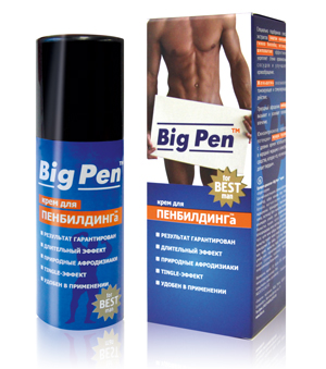 Крем Big Pen для увеличения полового члена - 20 гр. - Биоритм - в Нижнем Новгороде купить с доставкой