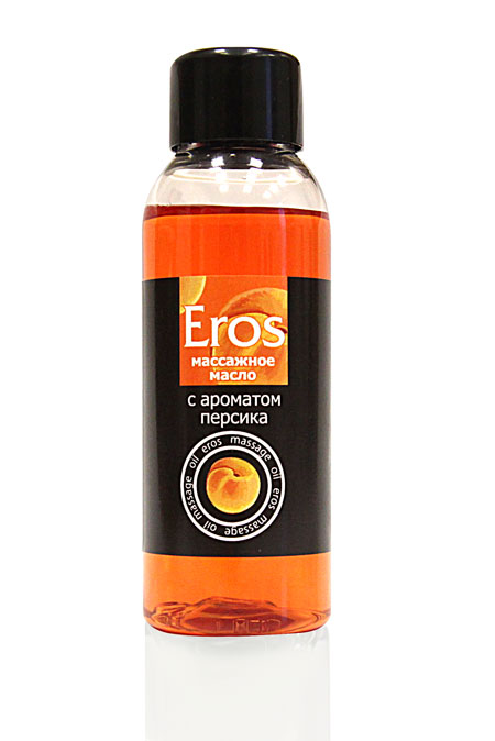 Массажное масло Eros exotic с ароматом персика - 50 мл. - Биоритм - купить с доставкой в Нижнем Новгороде