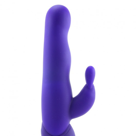 Фиолетовый хай-тек вибромассажер iVibe Select  iRabbit - 26 см. - Doc Johnson