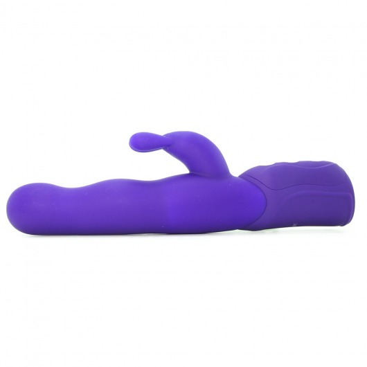 Фиолетовый хай-тек вибромассажер iVibe Select  iRabbit - 26 см. - Doc Johnson