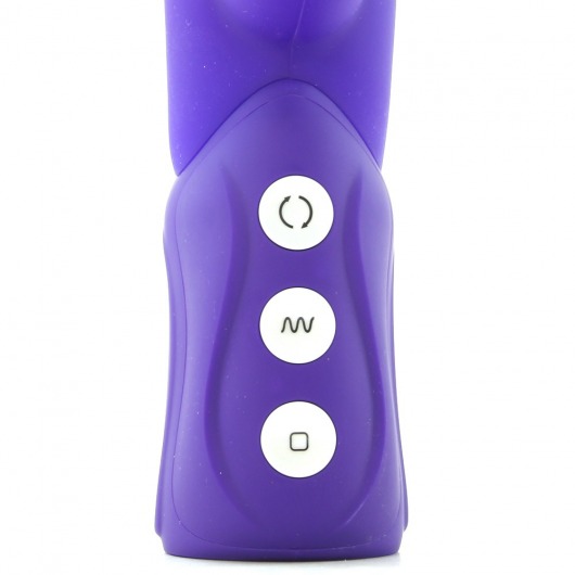 Фиолетовый хай-тек вибромассажер iVibe Select  iRabbit - 26 см. - Doc Johnson