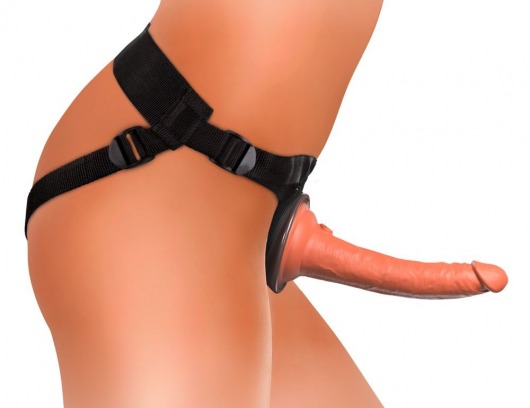 Страпон-система Comfy Silicone Body Dock Kit - 21 см. - Pipedream - купить с доставкой в Нижнем Новгороде