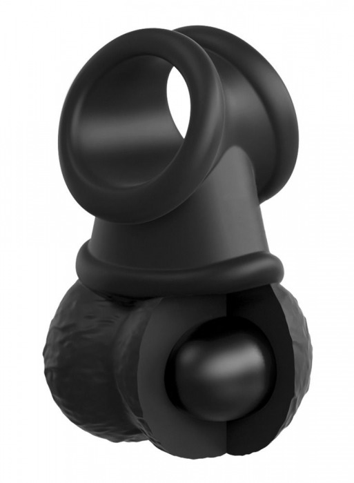 Кольцо-утяжелитель Swinging Silicone Balls - Pipedream - купить с доставкой в Нижнем Новгороде