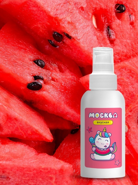 Универсальная смазка с ароматом арбуза  Москва Вкусная  - 100 мл. - Москва - купить с доставкой в Нижнем Новгороде