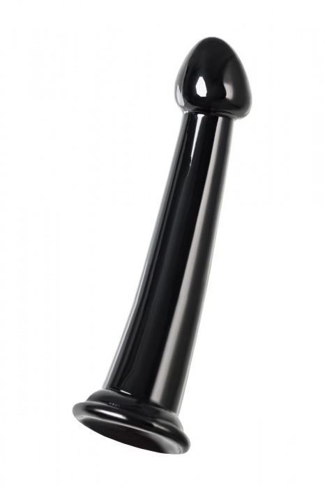 Черный фаллоимитатор Jelly Dildo M - 18 см. - Toyfa Basic