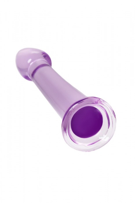 Фиолетовый фаллоимитатор Jelly Dildo M - 18 см. - Toyfa Basic