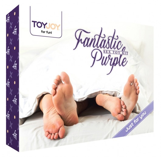 Эротический набор FANTASTIC PURPLE SEX TOY KIT - Toy Joy - купить с доставкой в Нижнем Новгороде