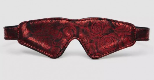 Двусторонняя красно-черная маска на глаза Reversible Faux Leather Blindfold - Fifty Shades of Grey - купить с доставкой в Нижнем Новгороде