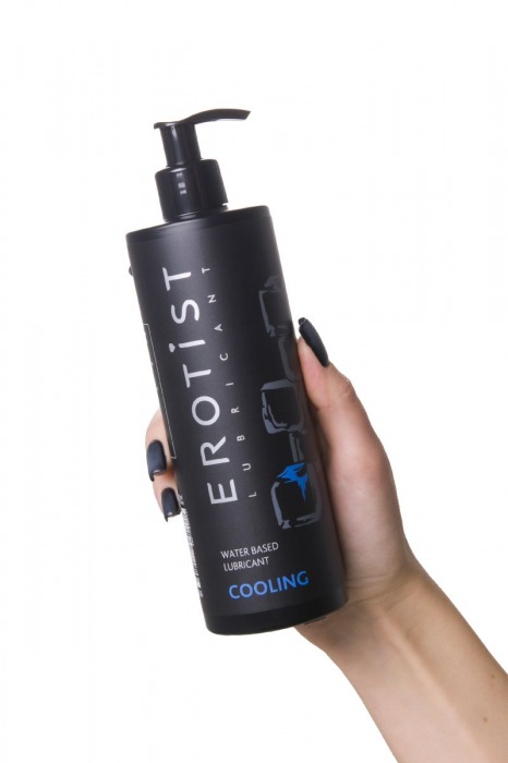 Лубрикант на водной основе Erotist Cooling с охлаждающим эффектом - 400 мл. - Erotist Lubricants - купить с доставкой в Нижнем Новгороде