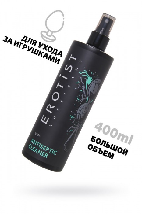 Антибактериальное средство для игрушек Erotist Anticeptic Cleaner - 400 мл. - Erotist Lubricants - купить с доставкой в Нижнем Новгороде