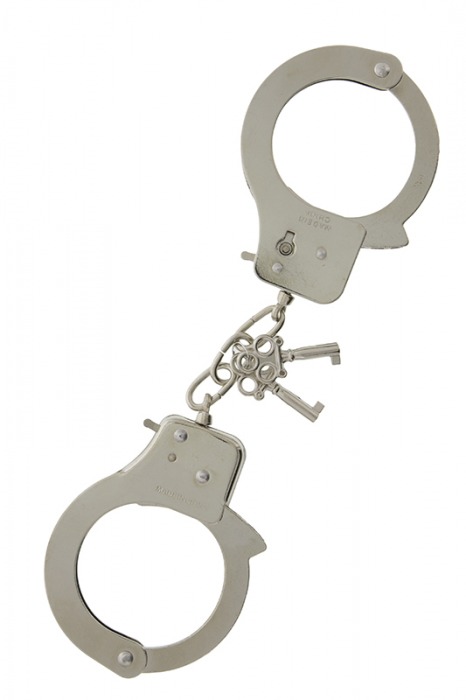 Металлические наручники с ключиками - Tonga - купить с доставкой в Нижнем Новгороде