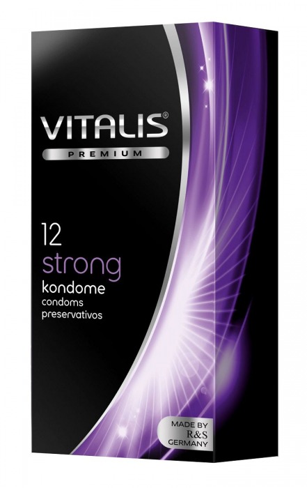 Презервативы с утолщённой стенкой VITALIS PREMIUM strong - 12 шт. - Vitalis - купить с доставкой в Нижнем Новгороде