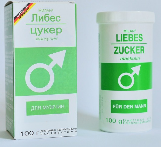 Сахар любви для мужчин Liebes-Zucker maskulin - 100 гр. - Milan Arzneimittel GmbH - купить с доставкой в Нижнем Новгороде