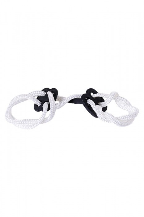 Белые верёвочные наручники - ToyFa - купить с доставкой в Нижнем Новгороде