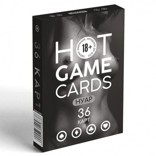 Игральные карты HOT GAME CARDS НУАР - 36 шт. - Сима-Ленд - купить с доставкой в Нижнем Новгороде