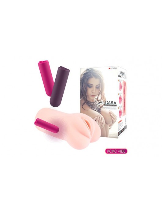 Телесный вибромастурбатор-вагина Sandara Auto - KOKOS - в Нижнем Новгороде купить с доставкой
