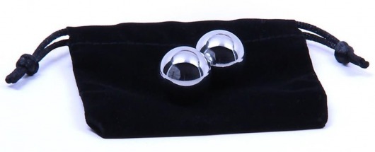 Серебристые вагинальные шарики Gleam Stainless Steel Kegel Balls - Blush Novelties