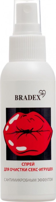 Антибактериальный спрей Bradex для очистки секс-игрушек - 100 мл. - Bradex - купить с доставкой в Нижнем Новгороде