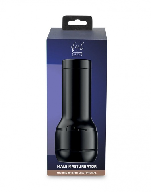 Коричневый мастурбатор-вагина Feel Stroker - Kiiroo - в Нижнем Новгороде купить с доставкой
