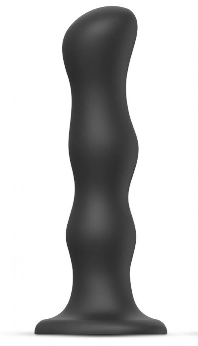 Черная насадка Strap-On-Me Dildo Geisha Balls size XL - Strap-on-me - купить с доставкой в Нижнем Новгороде