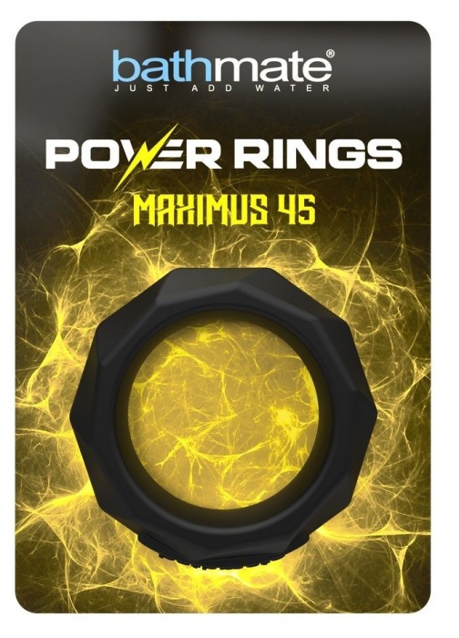 Черное эрекционное кольцо Maximus 45 - Bathmate - в Нижнем Новгороде купить с доставкой