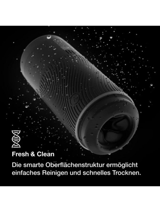 Черный мастурбатор с контролем всасывания Arcwave Pow Stroker - Arcwave - в Нижнем Новгороде купить с доставкой