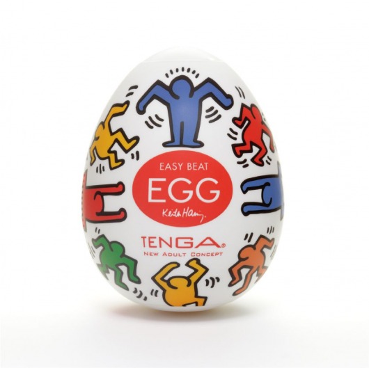 Мастурбатор-яйцо Keith Haring EGG DANCE - Tenga - в Нижнем Новгороде купить с доставкой