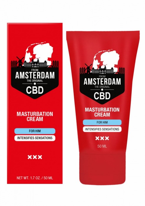Крем для мастурбации для мужчин CBD from Amsterdam Masturbation Cream For Him - 50 мл. - Shots Media BV - купить с доставкой в Нижнем Новгороде