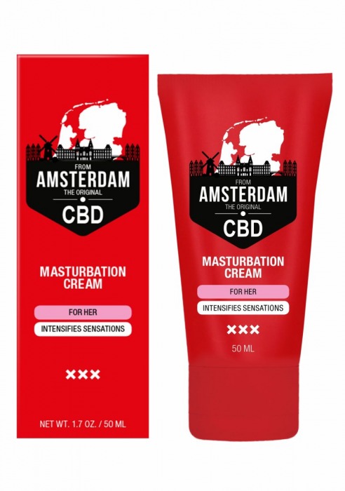Крем для мастурбации для женщин CBD from Amsterdam Masturbation Cream For Her - 50 мл. - Shots Media BV - купить с доставкой в Нижнем Новгороде