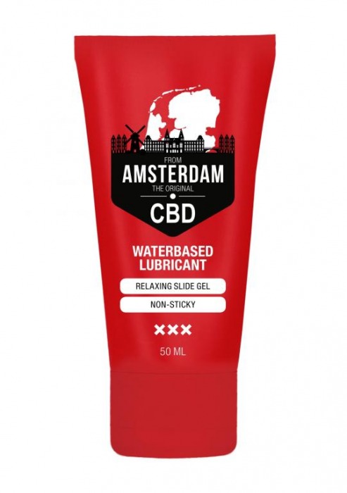 Лубрикант на водной основе CBD from Amsterdam Waterbased Lubricant - 50 мл. - Shots Media BV - купить с доставкой в Нижнем Новгороде