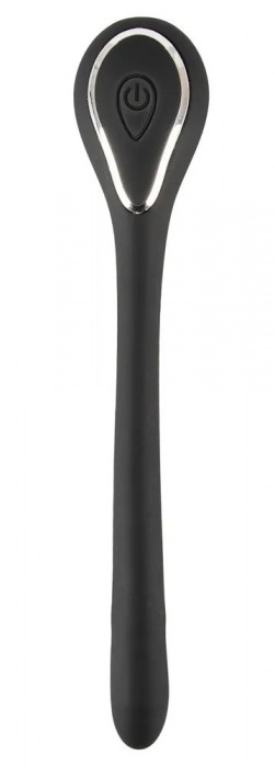 Черный гибкий уретральный стимулятор с вибрацией Vibrating Bendable Dilator - 13,5 см. - Orion - купить с доставкой в Нижнем Новгороде