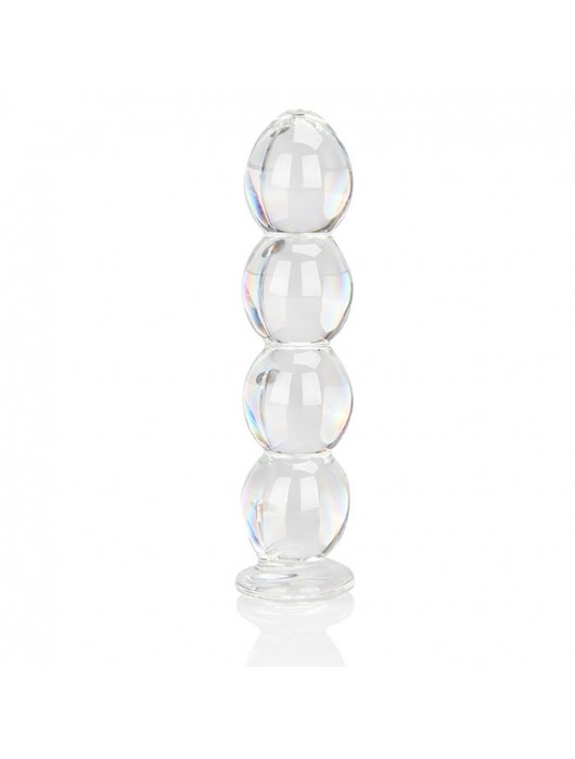 Анальная елочка из стекла Real Play - 15 см. - Erotic Fantasy