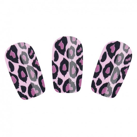 Набор лаковых полосок для ногтей Фиолетовый леопард Nail Foil - Erotic Fantasy купить с доставкой