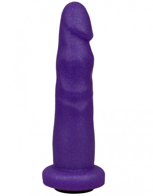 Фиолетовая реалистичная насадка-плаг - 16,2 см. - LOVETOY (А-Полимер) - купить с доставкой в Нижнем Новгороде