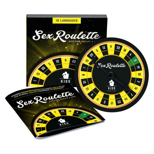 Настольная игра-рулетка Sex Roulette Kiss - Tease&Please - купить с доставкой в Нижнем Новгороде