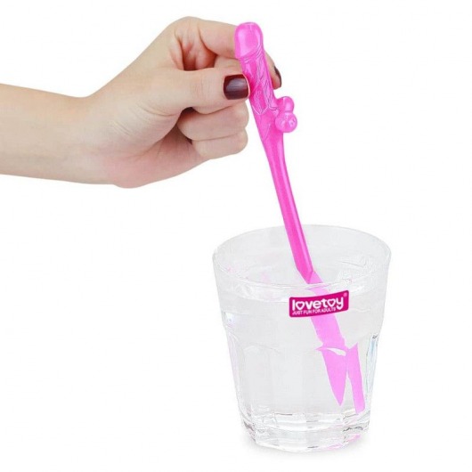 Разноцветные сувенирные коктейльные трубочки с пенисами Original Willy Straws - 9 шт. - Lovetoy - купить с доставкой в Нижнем Новгороде