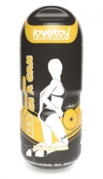 Мастурбатор-анус с вибрацией Sex In A Can Anus Stamina Tunnel - Lovetoy - в Нижнем Новгороде купить с доставкой