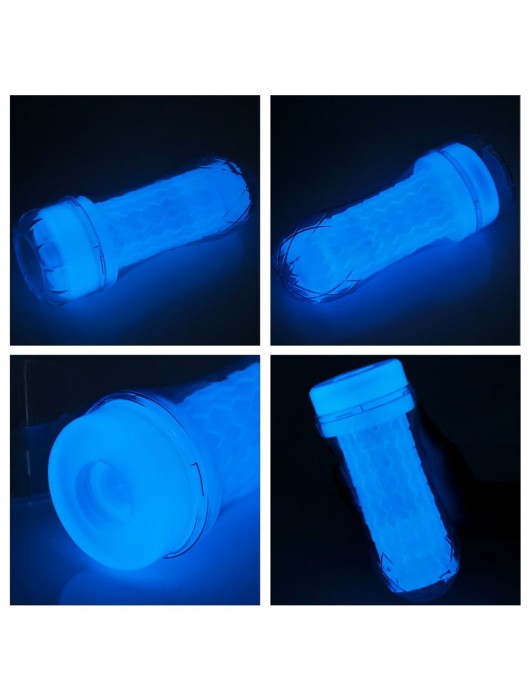 Светящийся в темноте мастурбатор Lumino Play Masturbator Pocketed - Lovetoy - в Нижнем Новгороде купить с доставкой