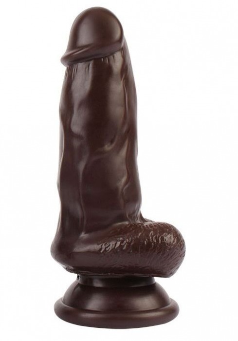 Коричневый фаллоимитатор Be mine 6 Dildo - 15 см. - CNT