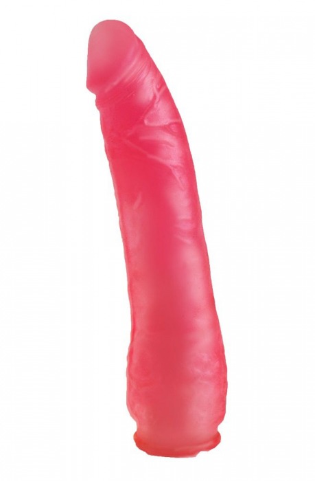 Реалистичная насадка Harness розового цвета - 17 см. - LOVETOY (А-Полимер) - купить с доставкой в Нижнем Новгороде
