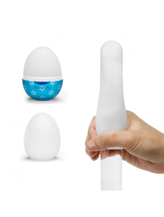 Мастурбатор-яйцо Snow Crystal - Tenga - в Нижнем Новгороде купить с доставкой