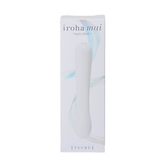 Белый вибратор Iroha Mai Tsuru - 17,4 см. - Tenga