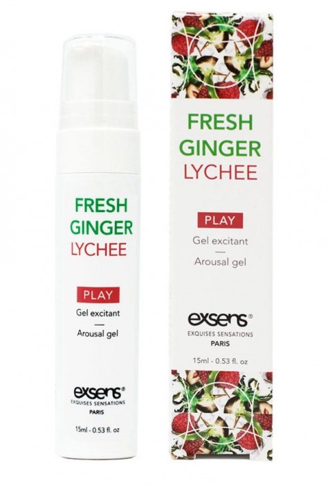 Возбуждающий гель Fresh Ginger Lychee Arousal Gel - 15 мл. - Exsens - купить с доставкой в Нижнем Новгороде
