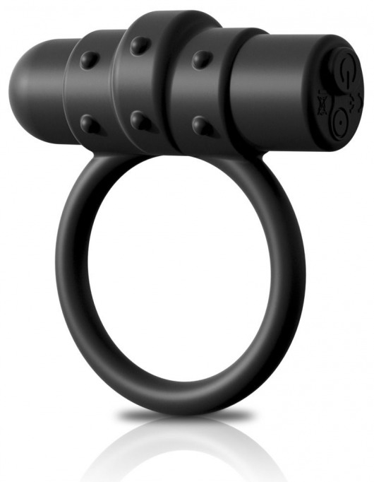 Черное перезаряжаемое эрекционное кольцо Vibrating Silicone C-Ring - Pipedream - в Нижнем Новгороде купить с доставкой