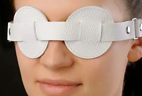 Белая маска-очки - Sitabella - купить с доставкой в Нижнем Новгороде
