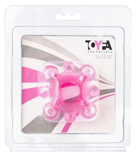 Эрекционное кольцо c бусинками - Toyfa Basic - в Нижнем Новгороде купить с доставкой