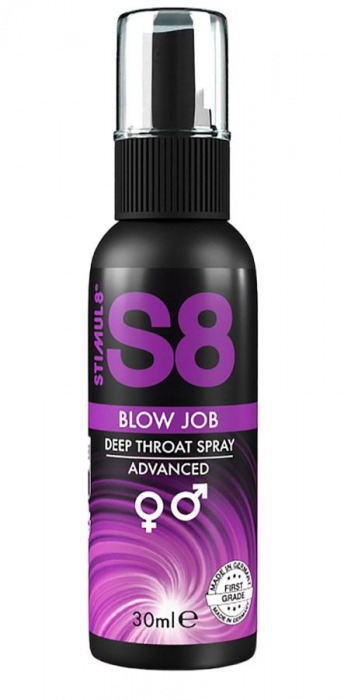 Лубрикант для орального секса S8 Deep Throat Spray - 30 мл. - Stimul8 - купить с доставкой в Нижнем Новгороде